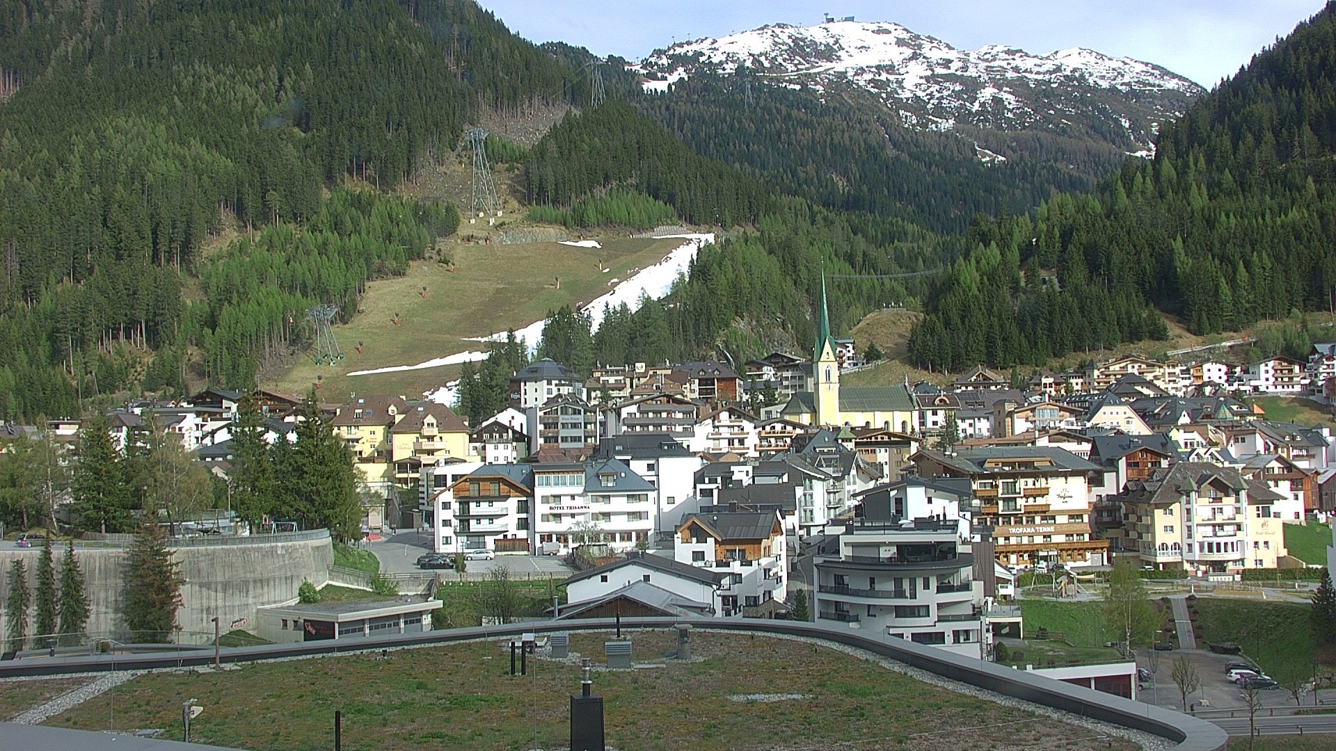 Archiv Foto Webcam Zentrum von Ischgl