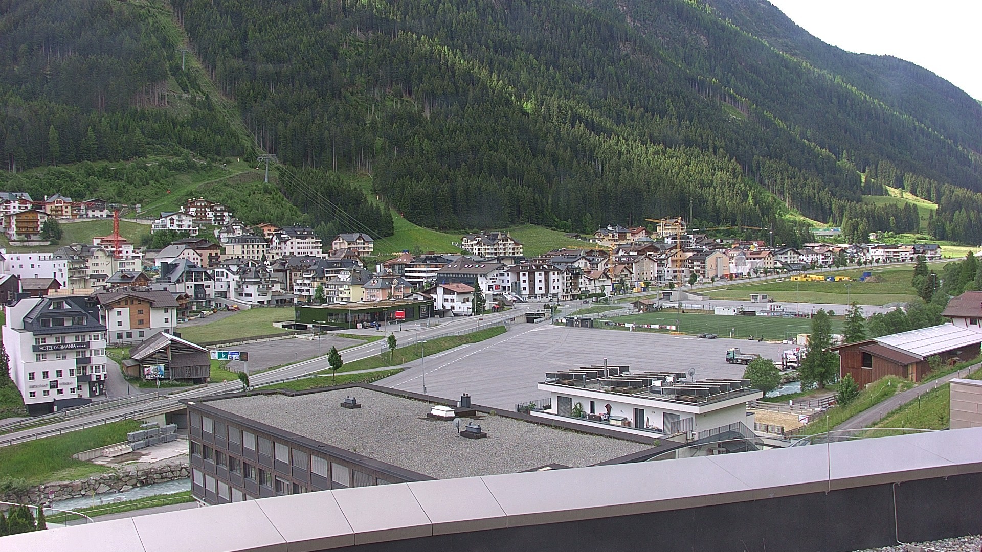 Archiv Foto Webcam Zentrum von Ischgl