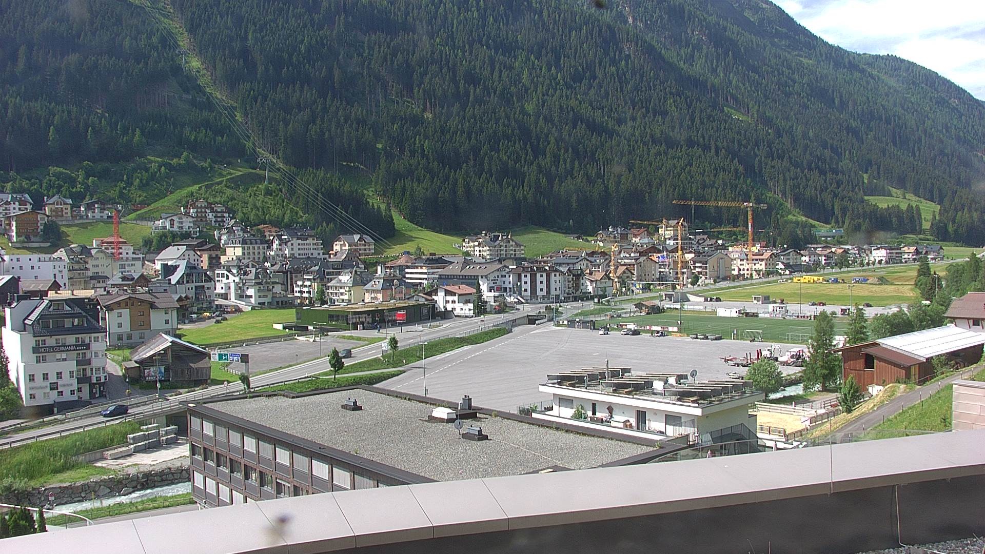 Archiv Foto Webcam Zentrum von Ischgl