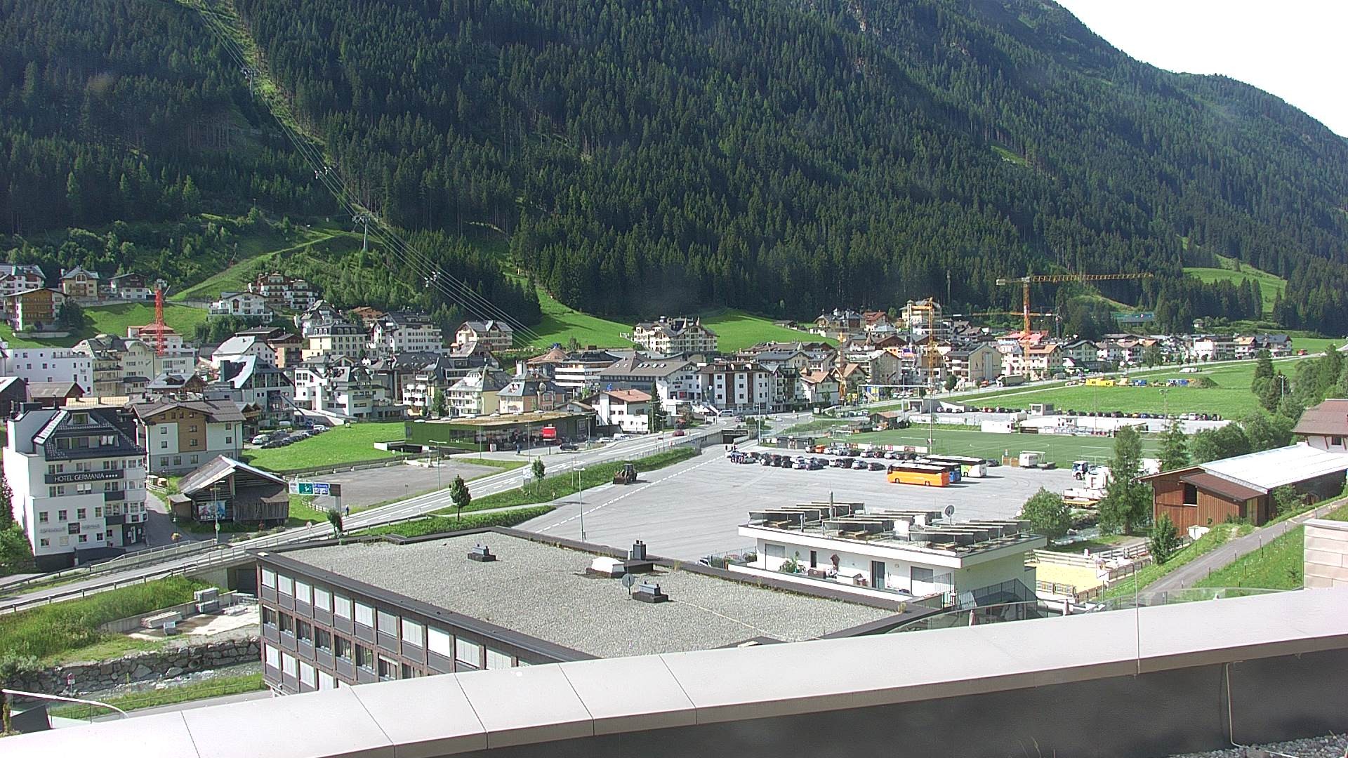 Archiv Foto Webcam Zentrum von Ischgl
