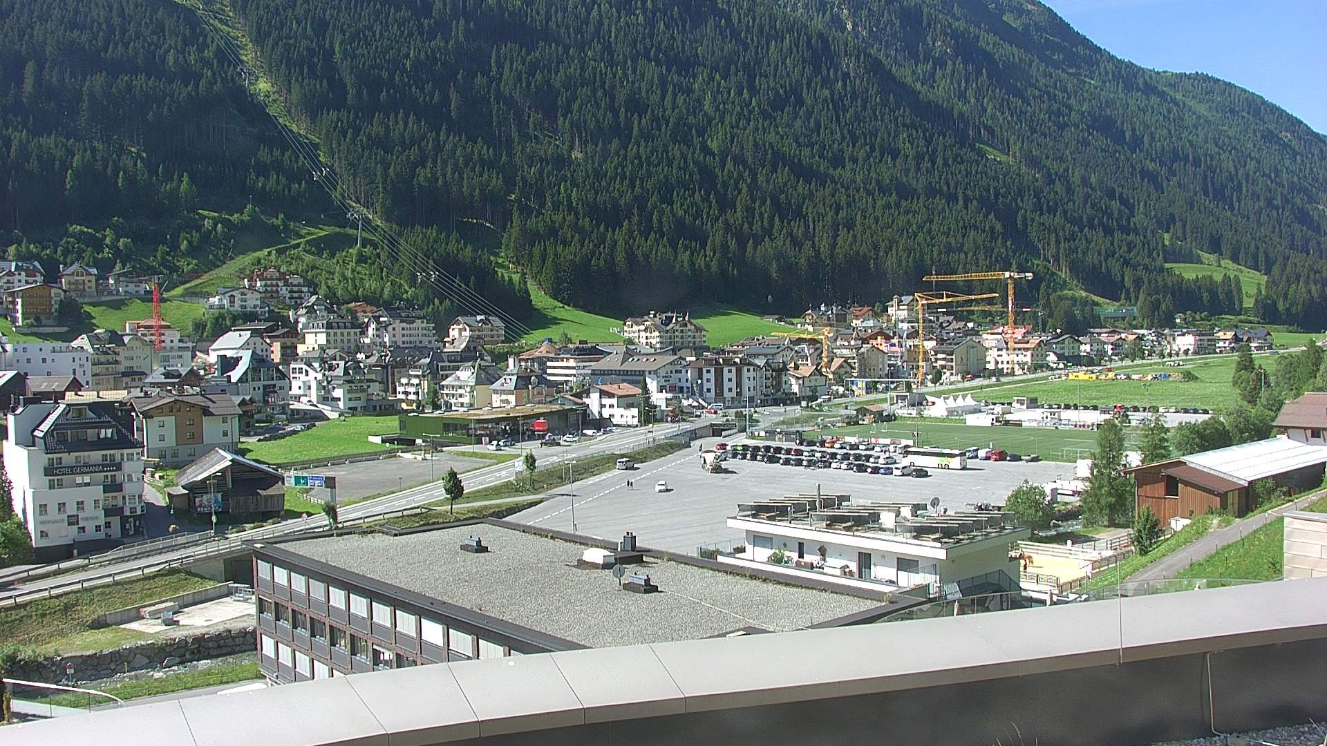 Archiv Foto Webcam Zentrum von Ischgl