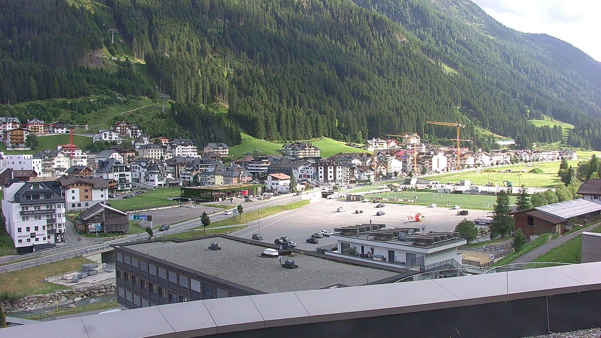 Archiv Foto Webcam Zentrum von Ischgl