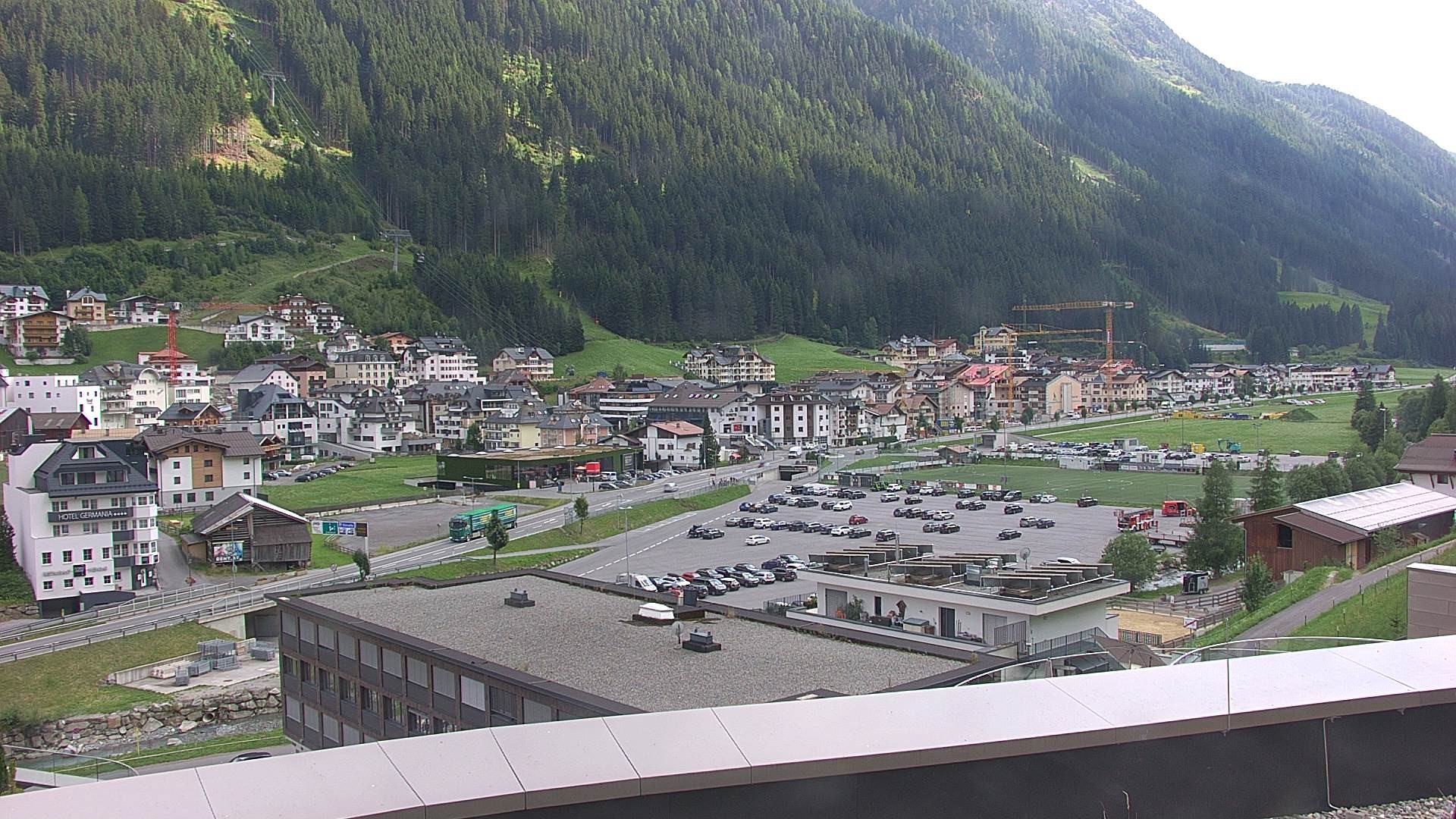 Archiv Foto Webcam Zentrum von Ischgl