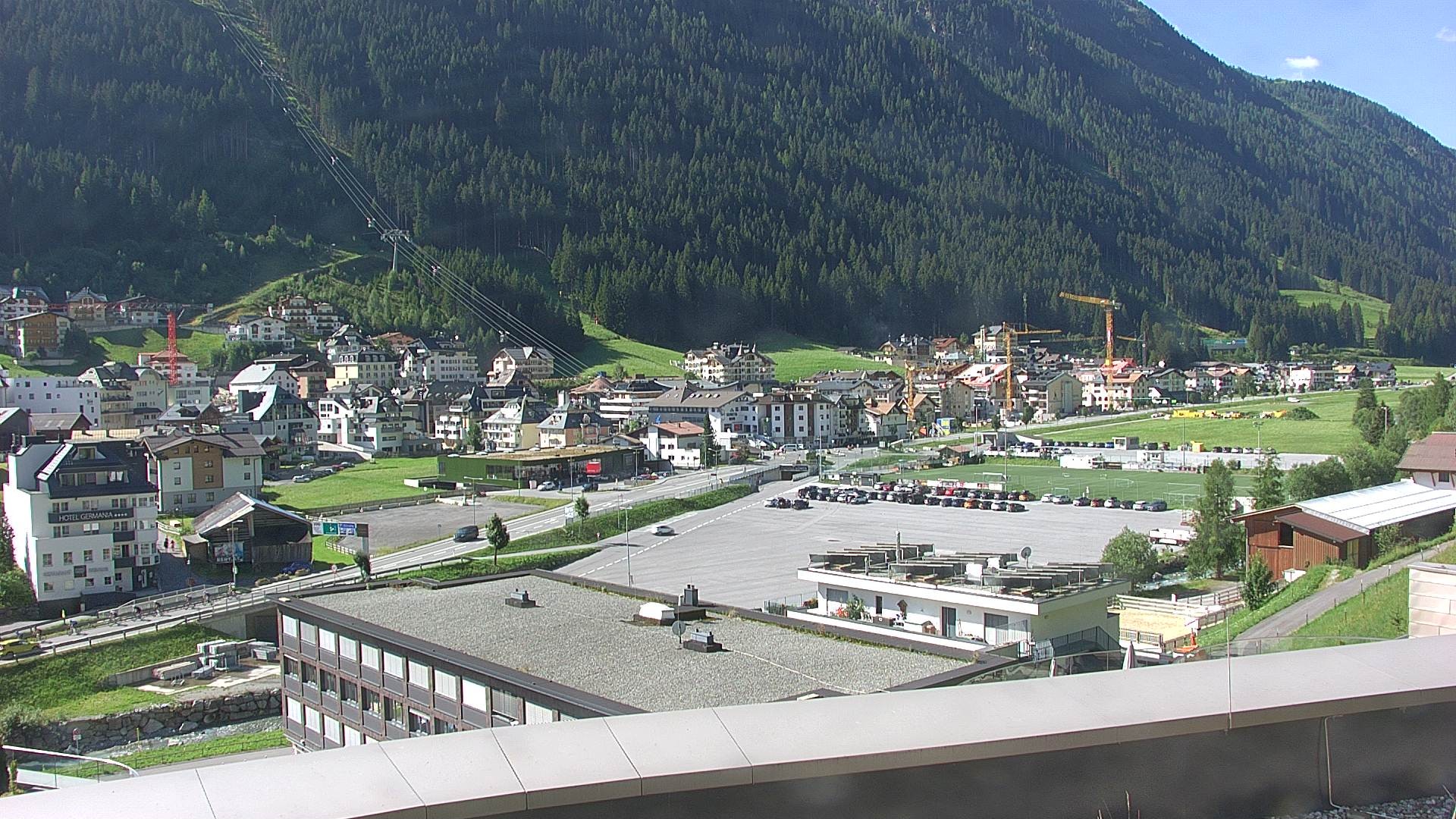 Archiv Foto Webcam Zentrum von Ischgl