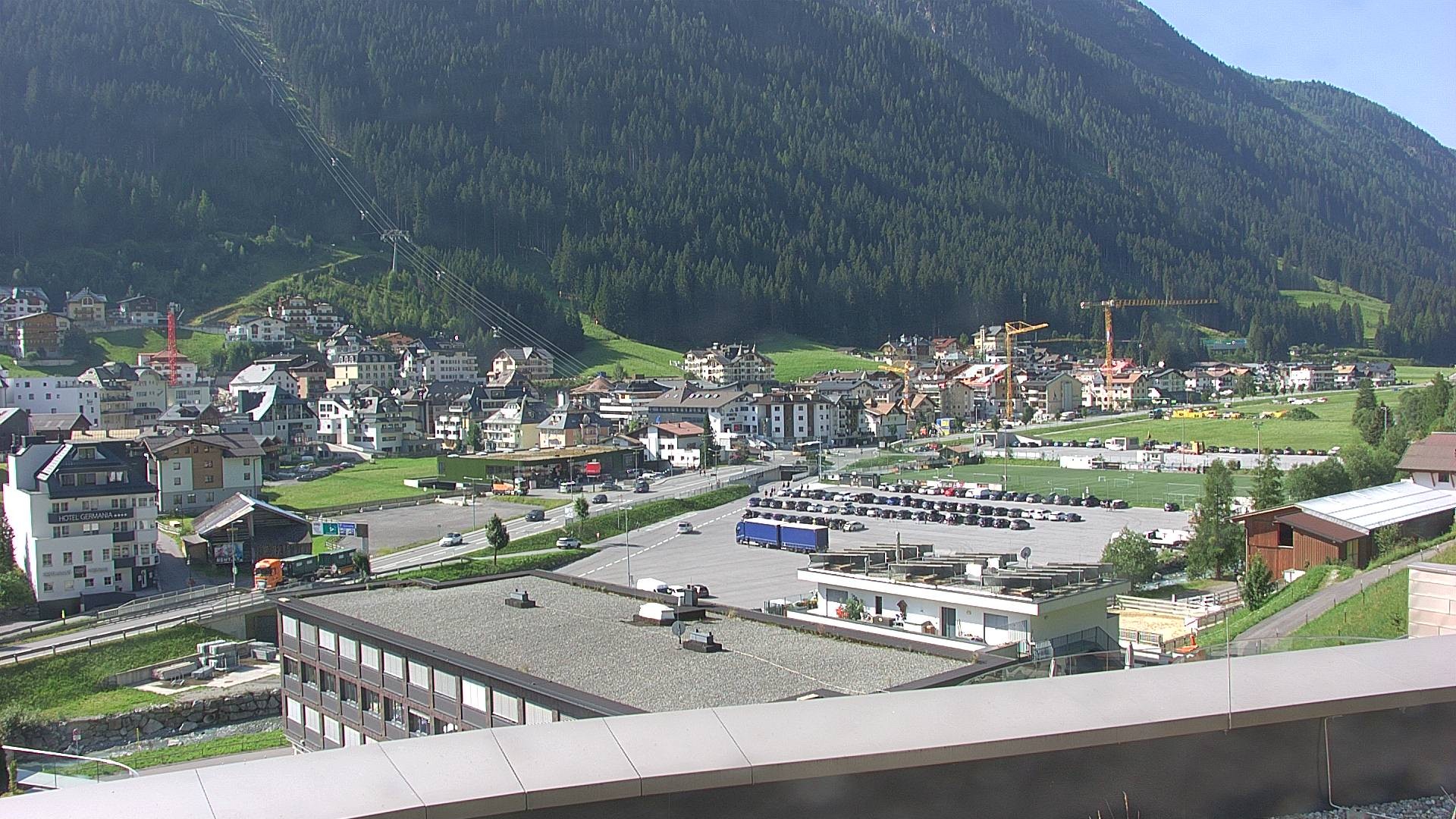 Archiv Foto Webcam Zentrum von Ischgl