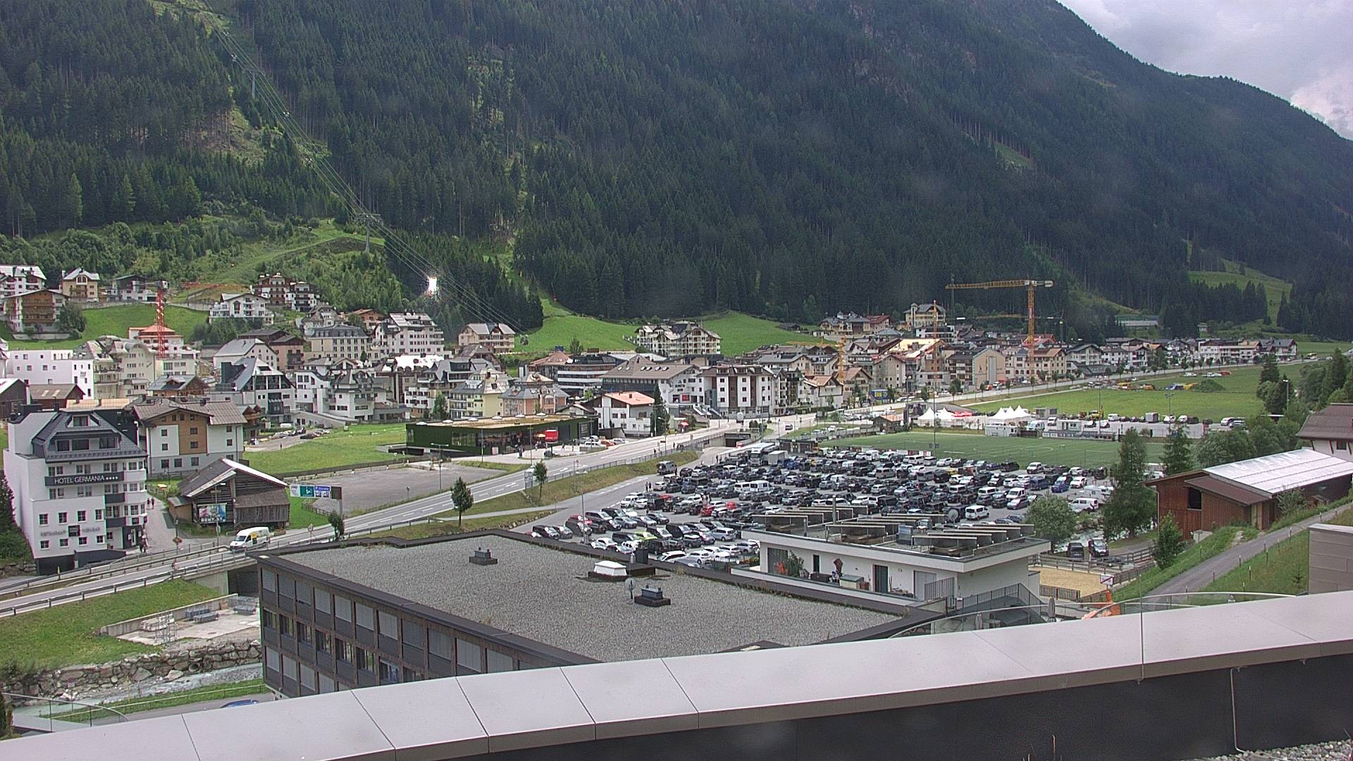 Archiv Foto Webcam Zentrum von Ischgl