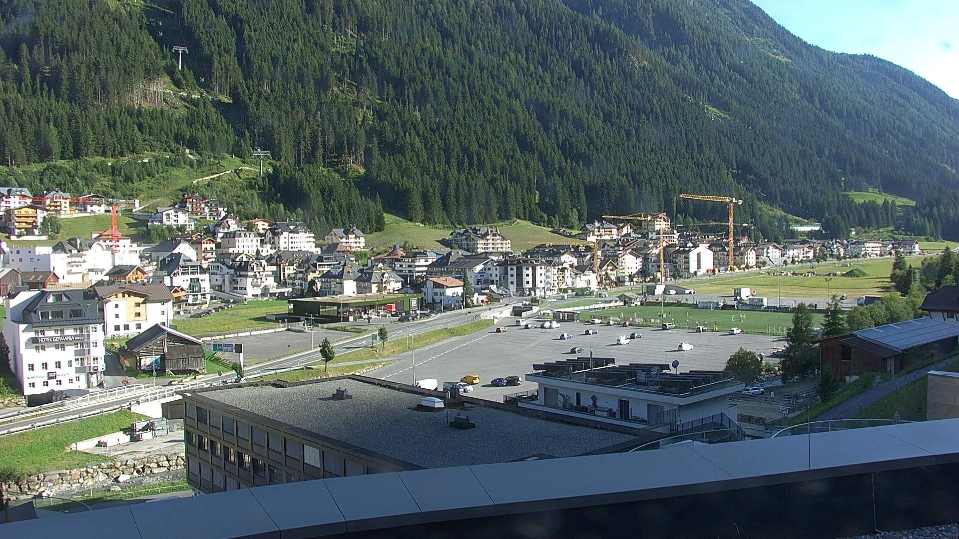 Archiv Foto Webcam Zentrum von Ischgl