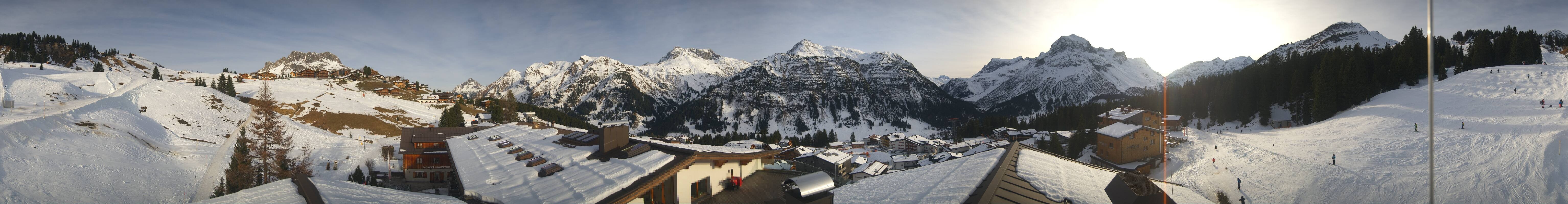 Archiv Foto Webcam Panorama Oberlech - Hotel Goldener Berg