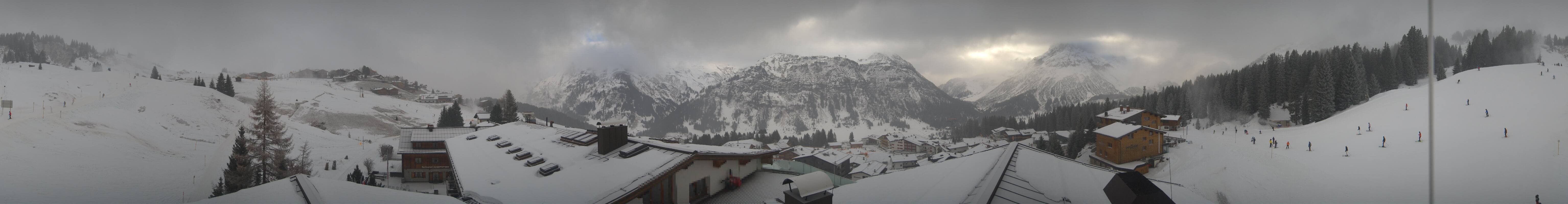 Archiv Foto Webcam Panorama Oberlech - Hotel Goldener Berg