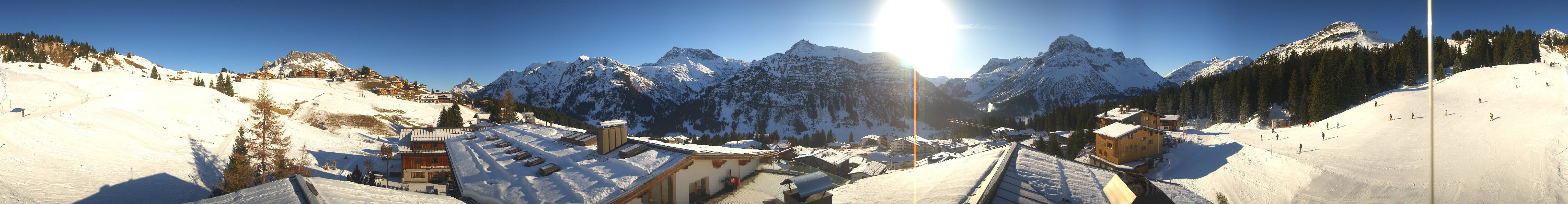 Archiv Foto Webcam Panorama Oberlech - Hotel Goldener Berg