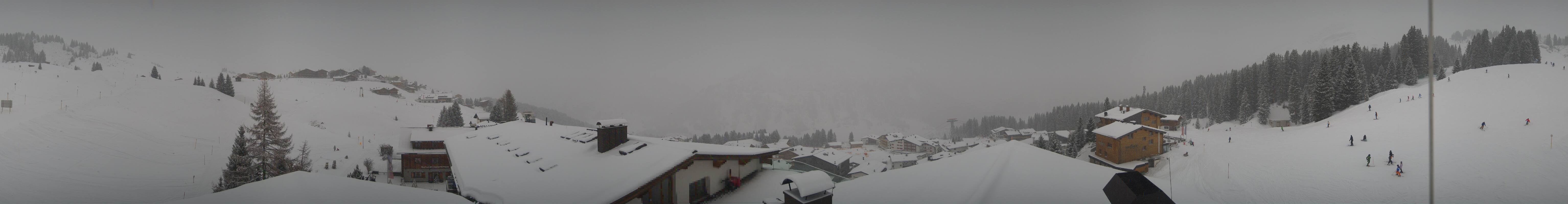 Archived image Webcam Panoramic view Oberlech from Hotel Goldener Berg