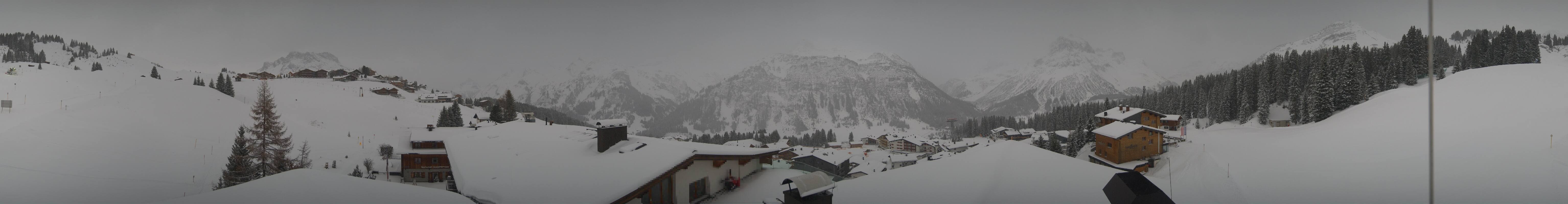 Archiv Foto Webcam Panorama Oberlech - Hotel Goldener Berg