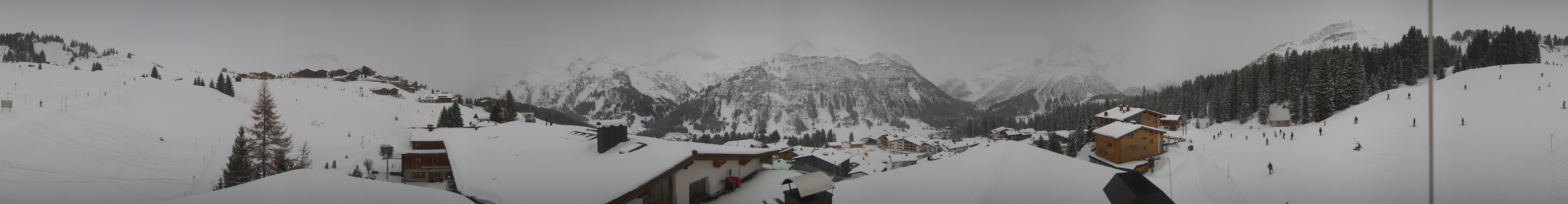 Archiv Foto Webcam Panorama Oberlech - Hotel Goldener Berg