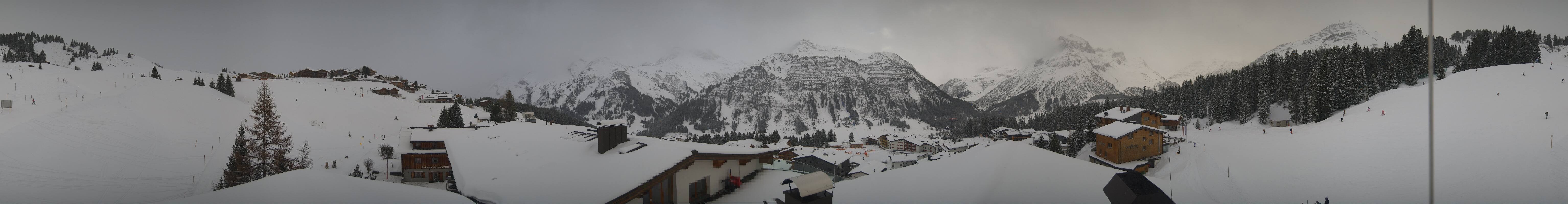 Archiv Foto Webcam Panorama Oberlech - Hotel Goldener Berg
