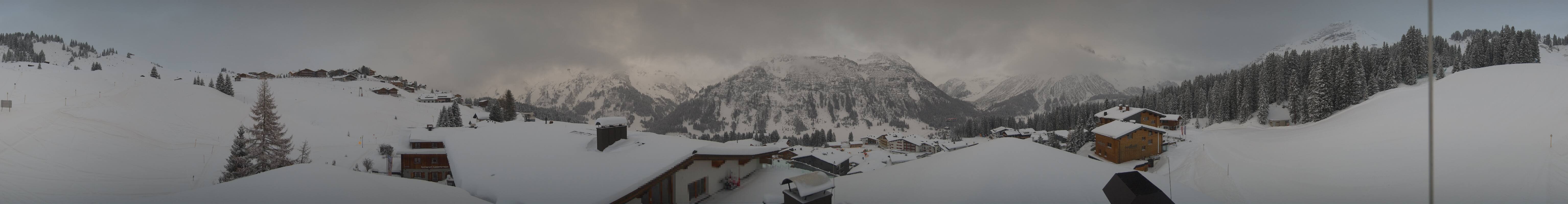 Archiv Foto Webcam Panorama Oberlech - Hotel Goldener Berg