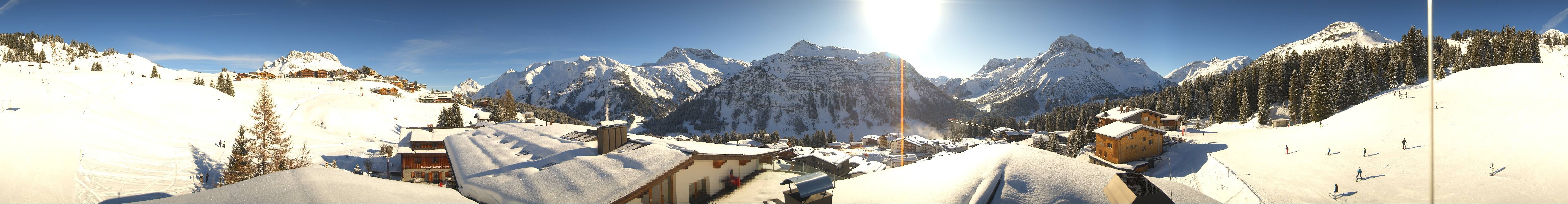 Archiv Foto Webcam Panorama Oberlech - Hotel Goldener Berg