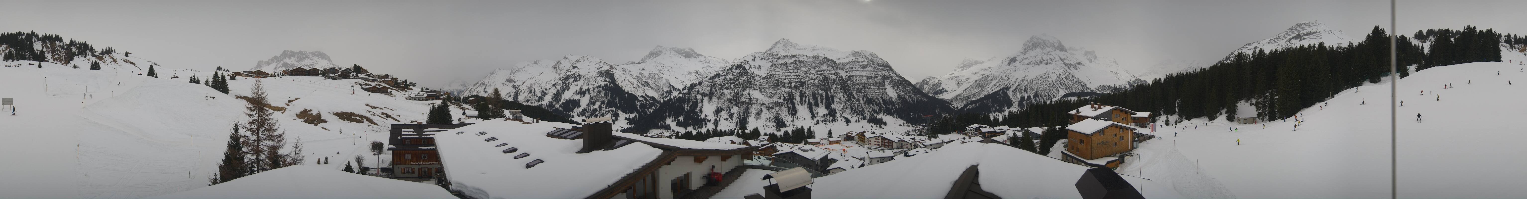 Archiv Foto Webcam Panorama Oberlech - Hotel Goldener Berg