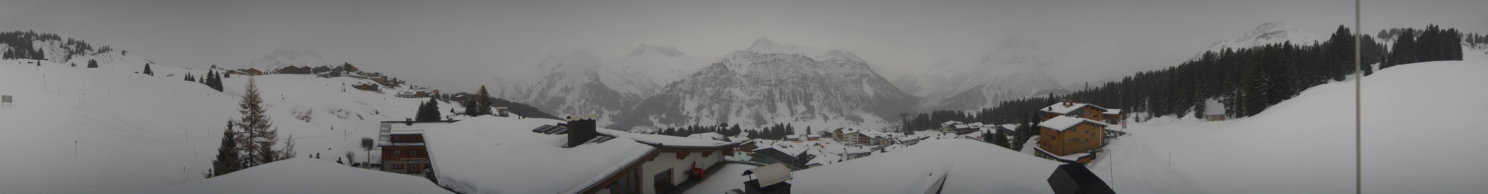 Archived image Webcam Panoramic view Oberlech from Hotel Goldener Berg