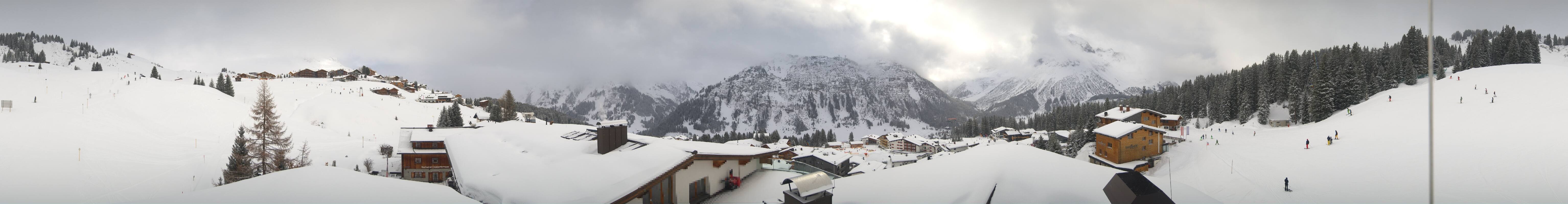 Archiv Foto Webcam Panorama Oberlech - Hotel Goldener Berg