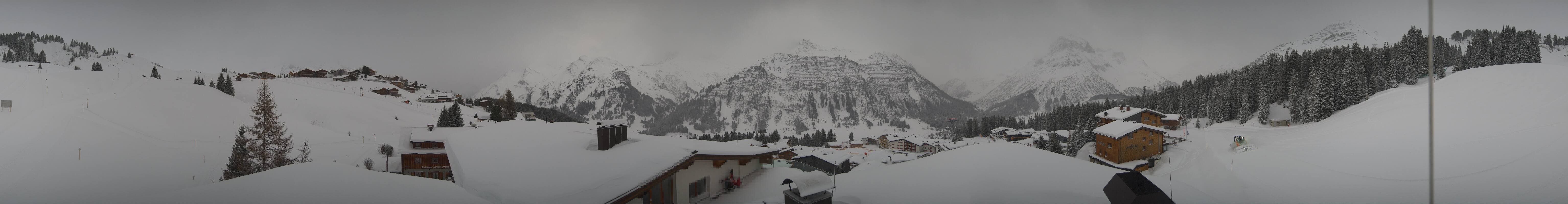 Archiv Foto Webcam Panorama Oberlech - Hotel Goldener Berg
