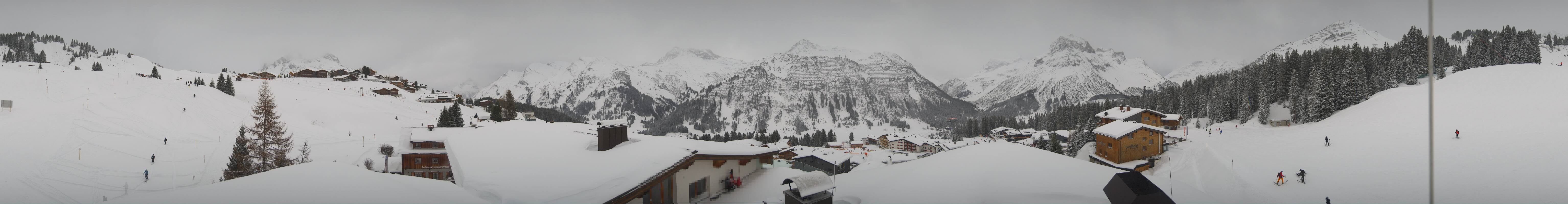 Archiv Foto Webcam Panorama Oberlech - Hotel Goldener Berg