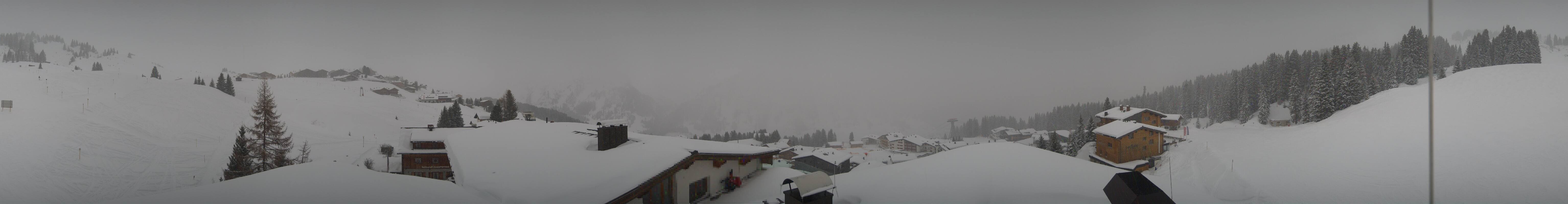 Archived image Webcam Panoramic view Oberlech from Hotel Goldener Berg