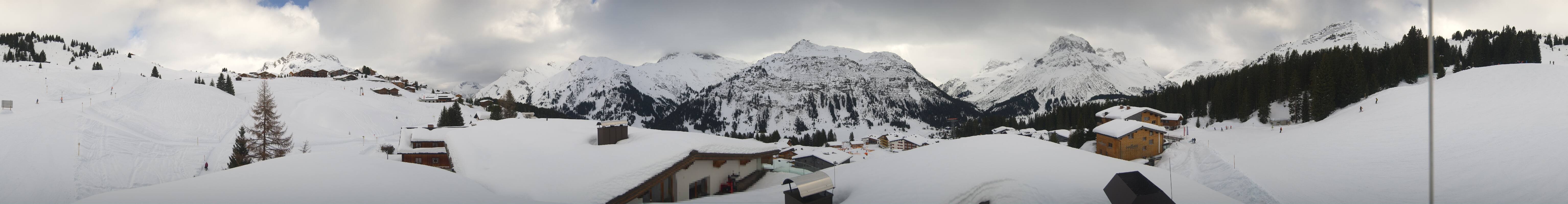 Archiv Foto Webcam Panorama Oberlech - Hotel Goldener Berg