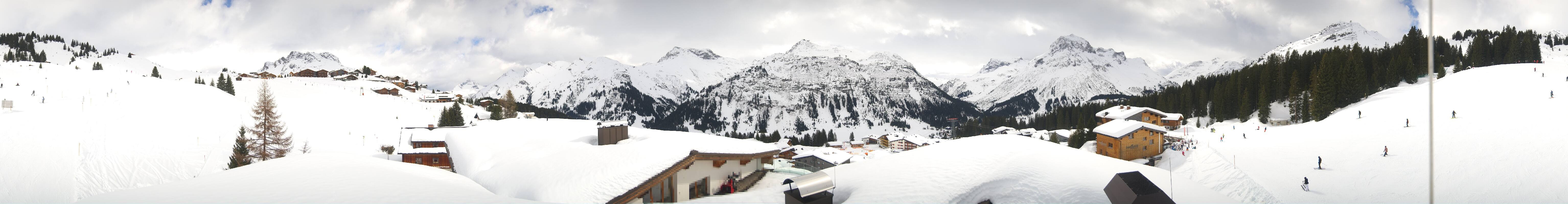 Archiv Foto Webcam Panorama Oberlech - Hotel Goldener Berg