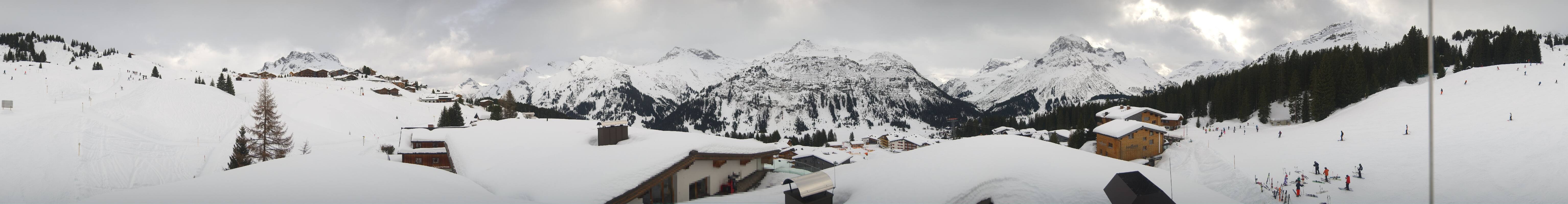 Archiv Foto Webcam Panorama Oberlech - Hotel Goldener Berg