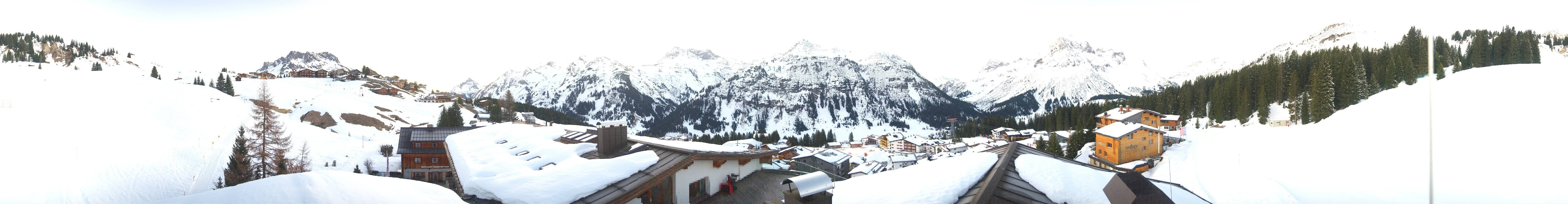 Archiv Foto Webcam Panorama Oberlech - Hotel Goldener Berg