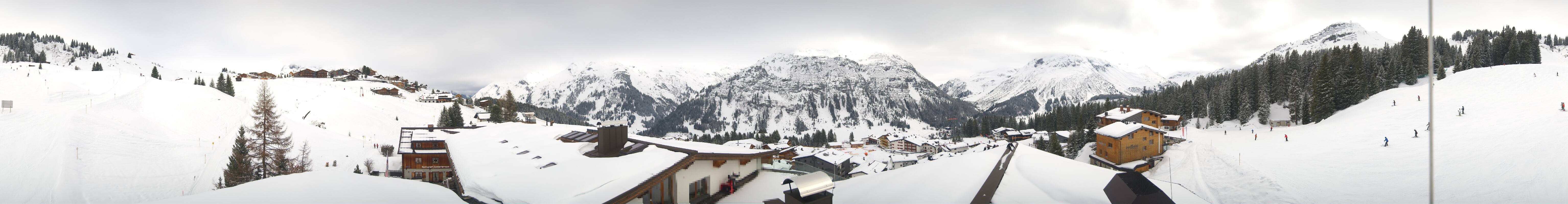 Archiv Foto Webcam Panorama Oberlech - Hotel Goldener Berg