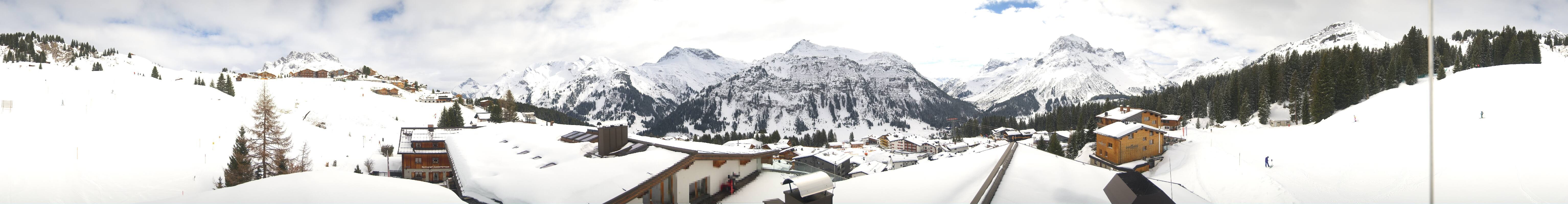 Archiv Foto Webcam Panorama Oberlech - Hotel Goldener Berg