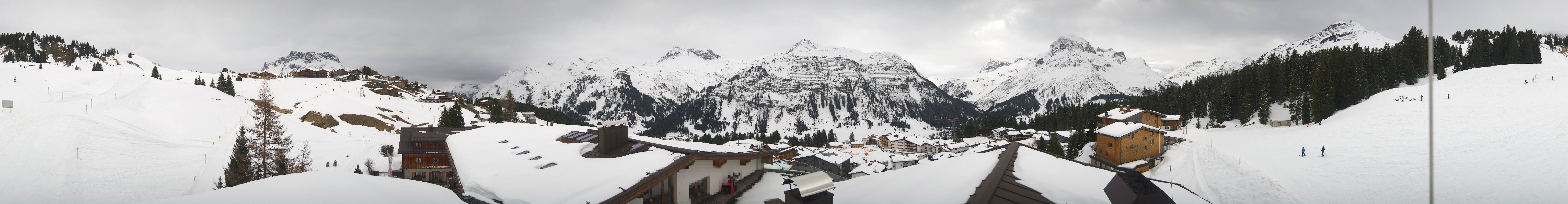 Archiv Foto Webcam Panorama Oberlech - Hotel Goldener Berg