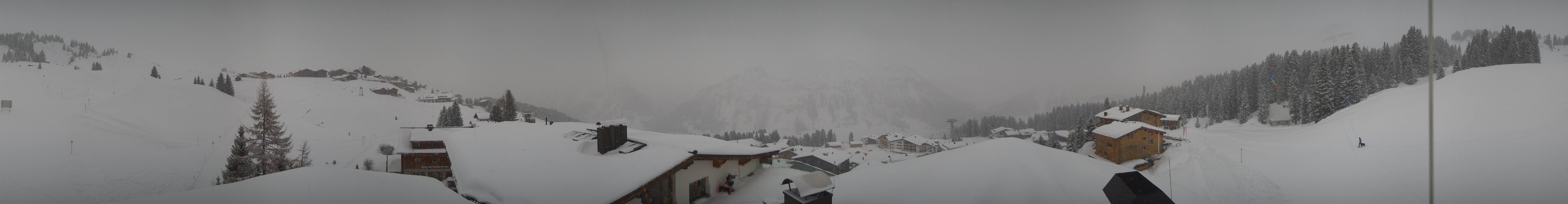 Archived image Webcam Panoramic view Oberlech from Hotel Goldener Berg