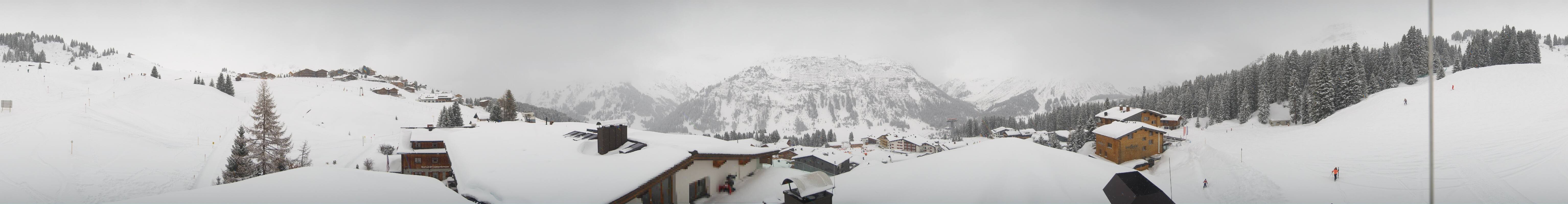 Archived image Webcam Panoramic view Oberlech from Hotel Goldener Berg