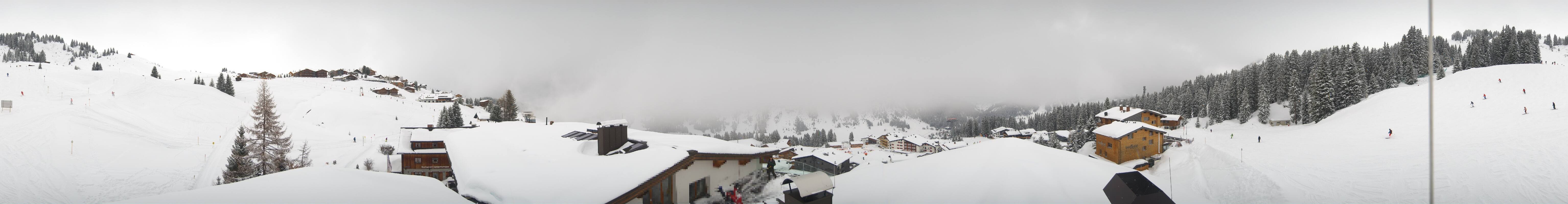 Archived image Webcam Panoramic view Oberlech from Hotel Goldener Berg