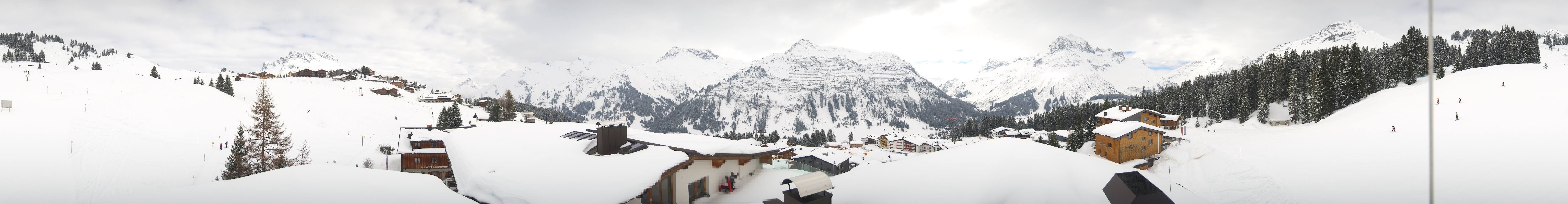 Archiv Foto Webcam Panorama Oberlech - Hotel Goldener Berg