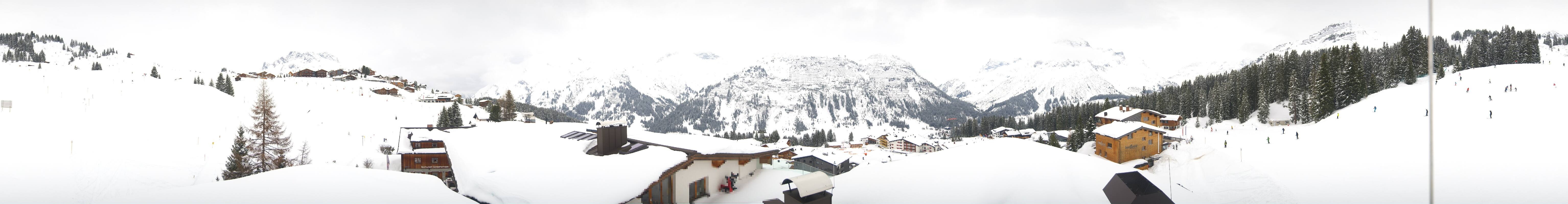 Archiv Foto Webcam Panorama Oberlech - Hotel Goldener Berg