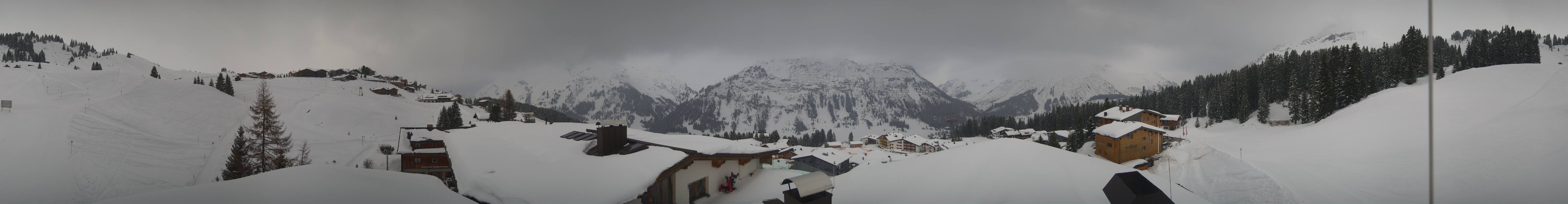 Archiv Foto Webcam Panorama Oberlech - Hotel Goldener Berg