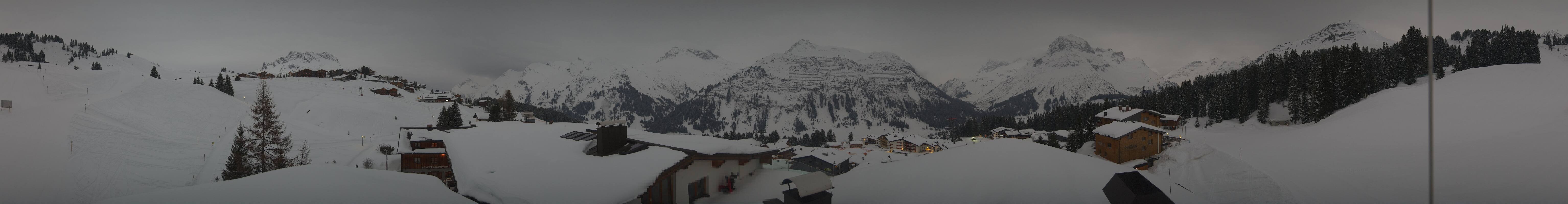 Archiv Foto Webcam Panorama Oberlech - Hotel Goldener Berg