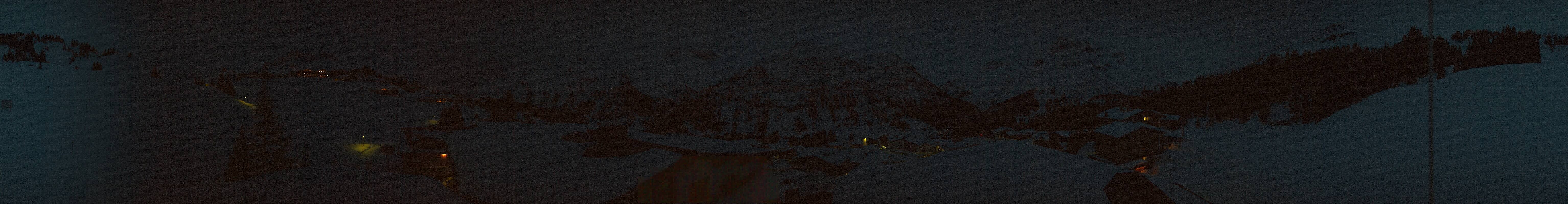 Archived image Webcam Panoramic view Oberlech from Hotel Goldener Berg