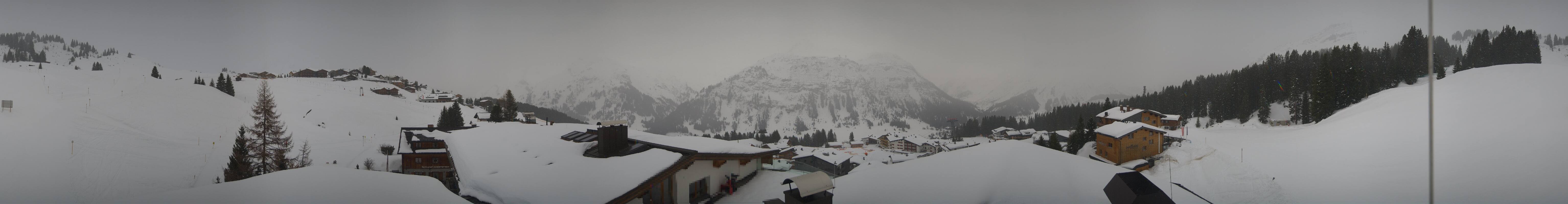 Archiv Foto Webcam Panorama Oberlech - Hotel Goldener Berg
