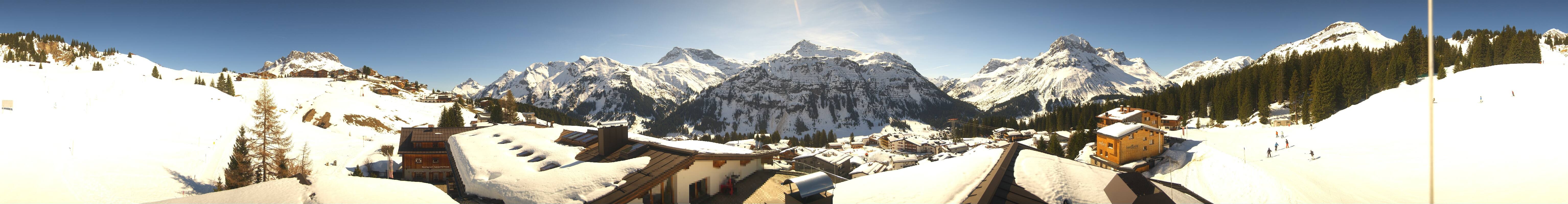 Archiv Foto Webcam Panorama Oberlech - Hotel Goldener Berg