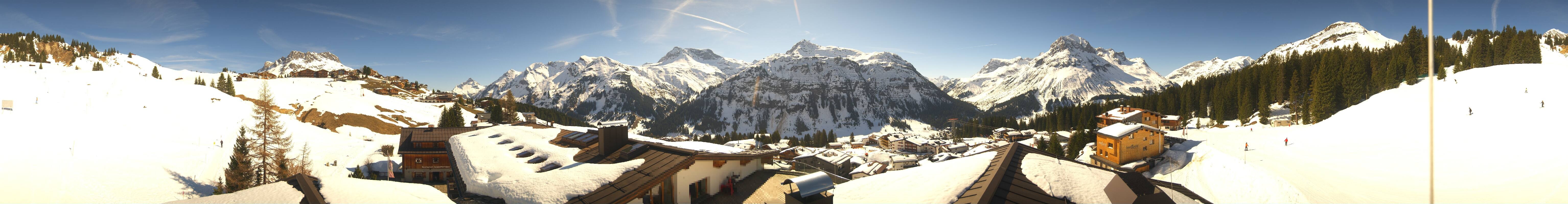Archiv Foto Webcam Panorama Oberlech - Hotel Goldener Berg