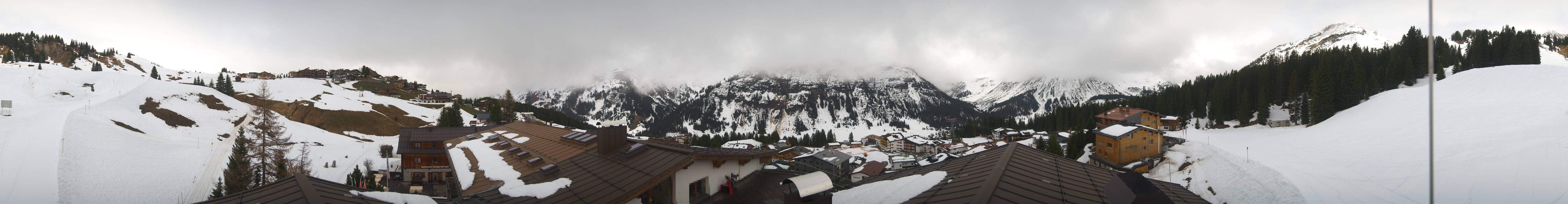 Archiv Foto Webcam Panorama Oberlech - Hotel Goldener Berg