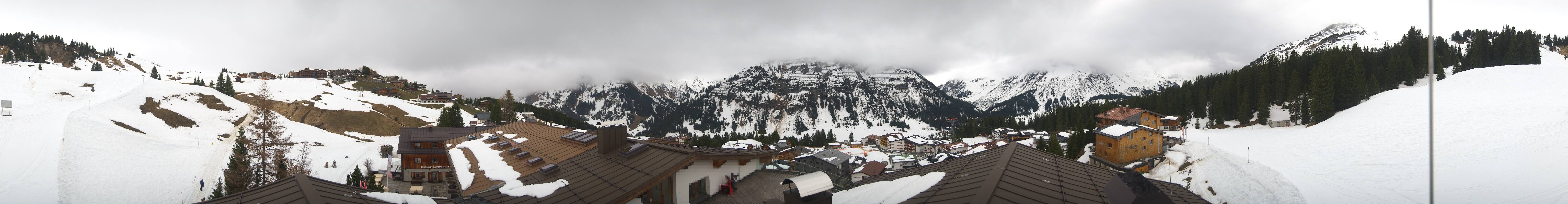Archiv Foto Webcam Panorama Oberlech - Hotel Goldener Berg