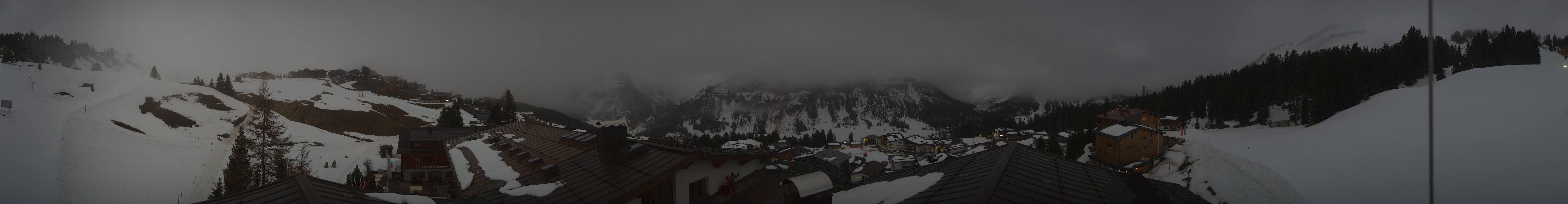 Archived image Webcam Panoramic view Oberlech from Hotel Goldener Berg