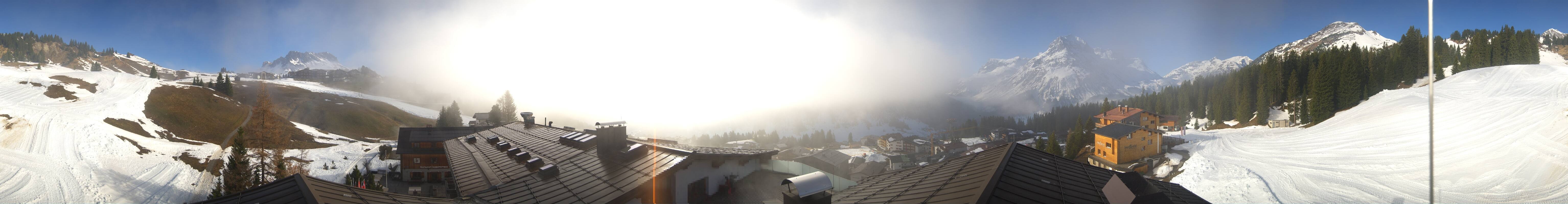 Archiv Foto Webcam Panorama Oberlech - Hotel Goldener Berg