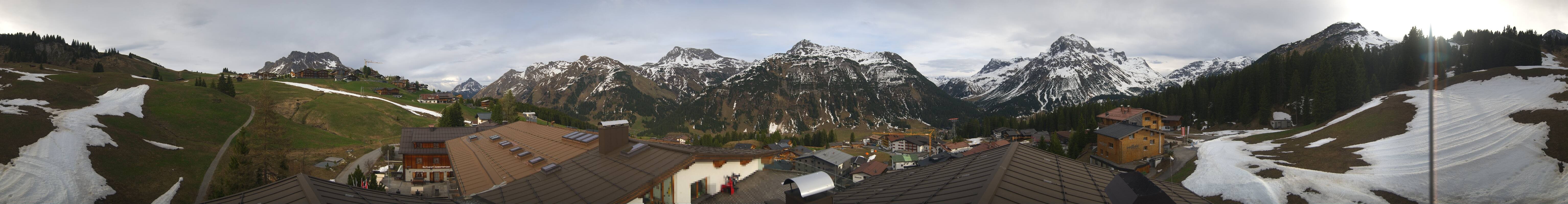 Archiv Foto Webcam Panorama Oberlech - Hotel Goldener Berg