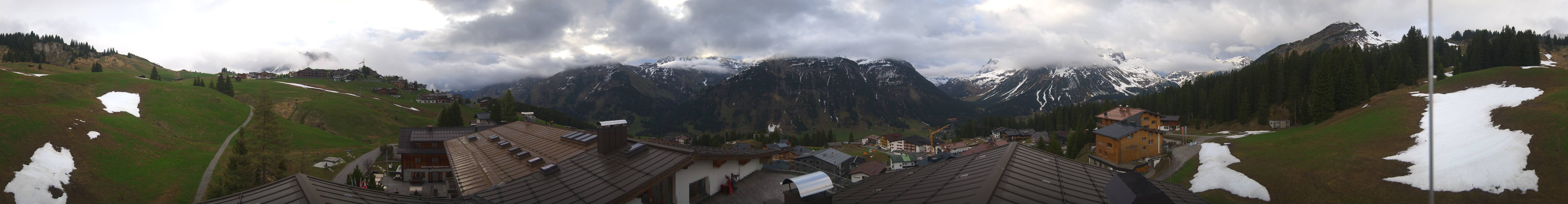 Archiv Foto Webcam Panorama Oberlech - Hotel Goldener Berg